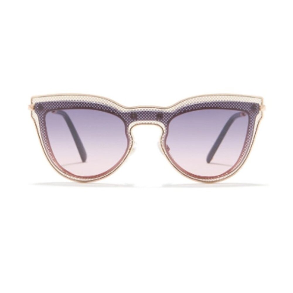 Valentino 34mm Individual Cat Eye Sunglasses Rose gold gradient